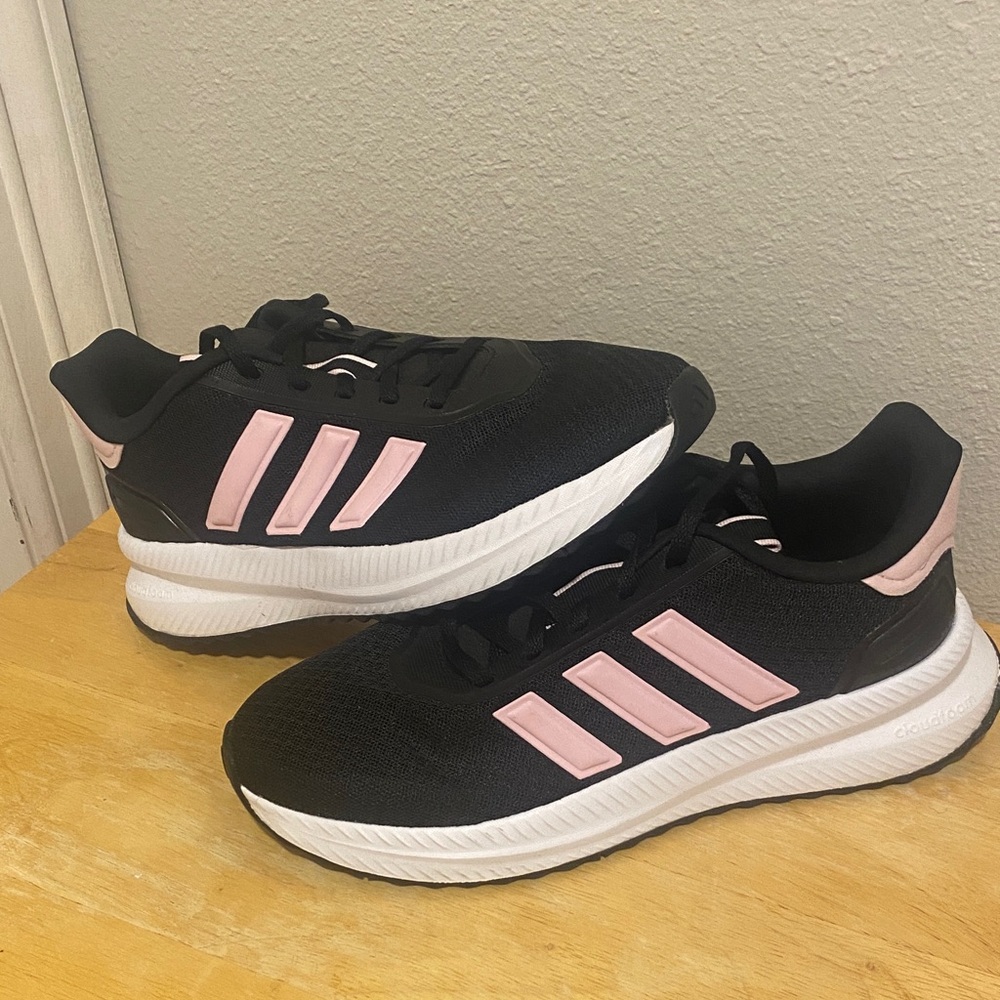 adidas Black and Pink Athletic Shoes
